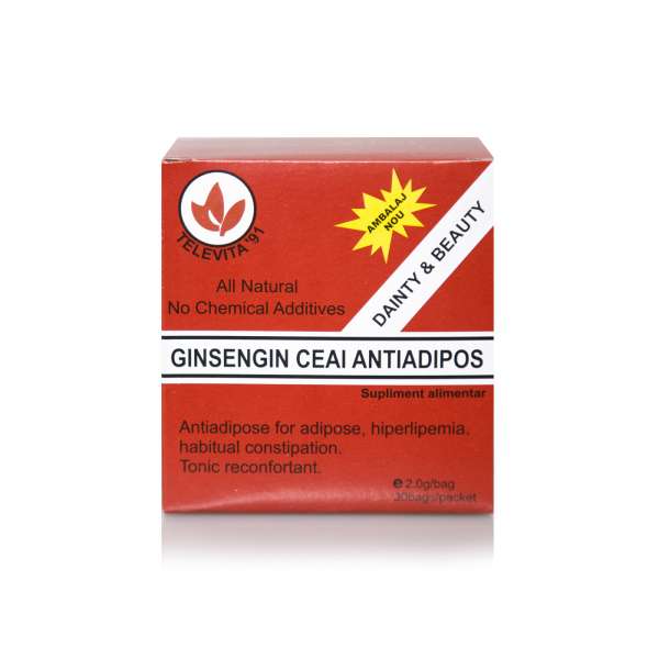 Ceai antiadipos cu Ginseng, 30 plicuri, Yong Kang : Farmacia Tei online
